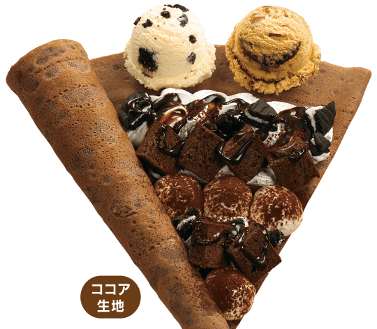 ビスケット＆ブラウニーティラミス＆アイスクリーム